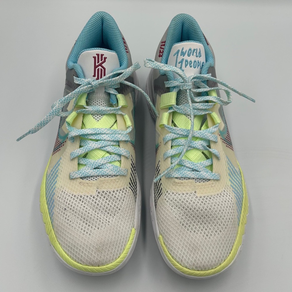 Nike Kyrie Flytrap 5 1 World 1 People White Lime Glow CZ4100-102 Mens 6.5